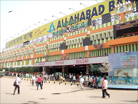 Sealdah railway station.