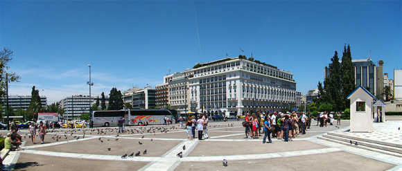 A view of Athens, capital of Greece.