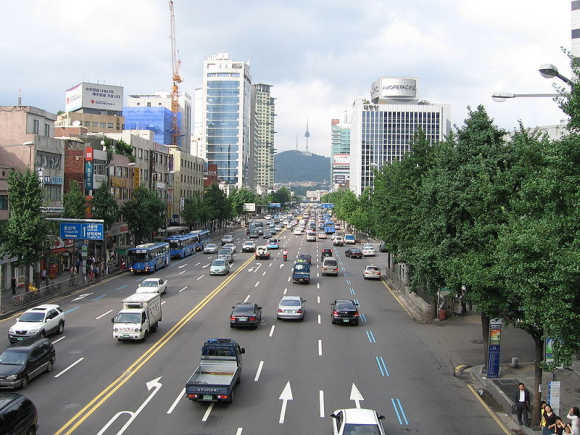 A view of Seoul.