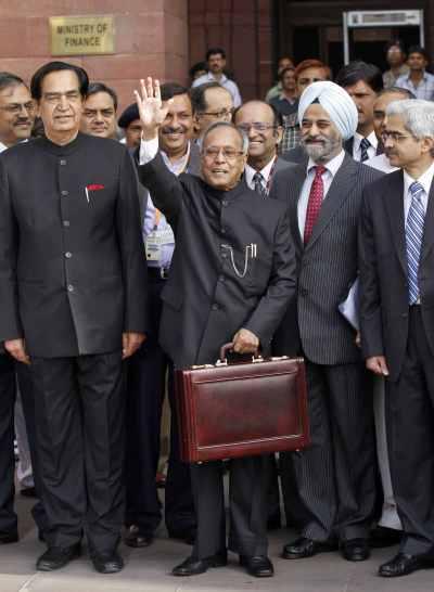 Finance Minister Pranab Mukherjee.