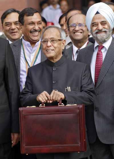 Finance Minister Pranab Mukherjee.