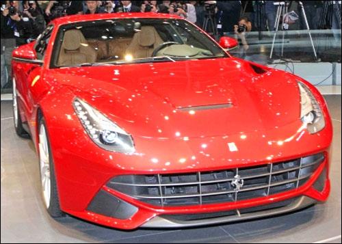 The new Ferrari F12 Berlinetta.