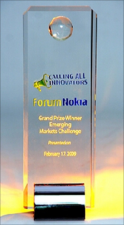Nano Ganesh, winner of Nokia awards