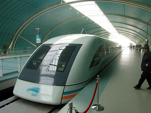 Shanghai-Hangzhou maglev project.