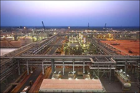 Reliance Industries KG-D6's facility located in Andhra Pradesh.