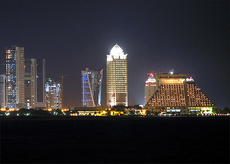 Doha, Qatar's capital city.