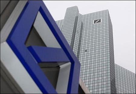 Deutsche Bank headquarters in Frankfurt.