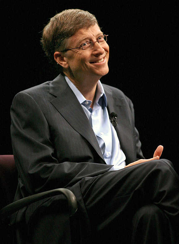 Bill Gates at the Stanford University.