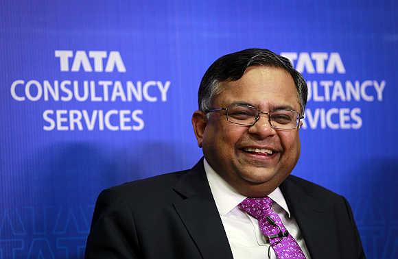 TCS Managing Director & Chief Executive Officer N Chandrasekaran 