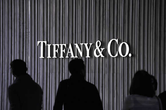 Visitors walk by a Tiffany and Company Store at Santa Monica Place in Santa Monica, California.