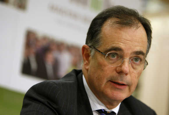 Governor of the Hungarian National Bank Andras Simor.