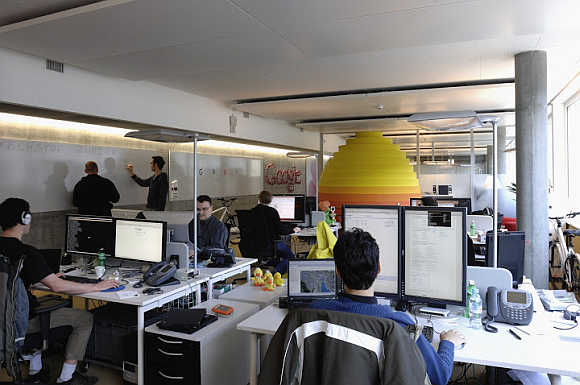 A view of Google's Zurich office in Switzerland.