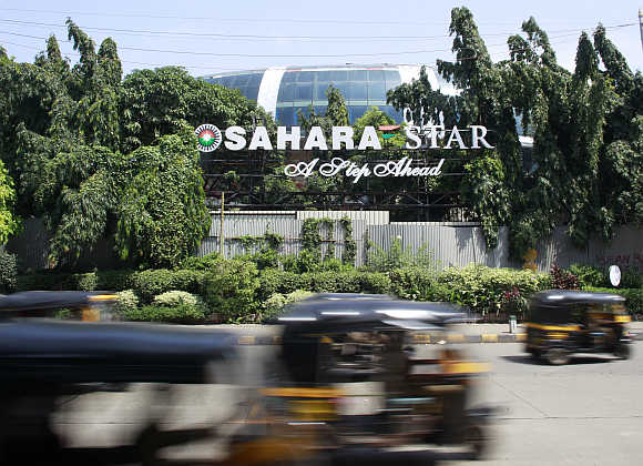 A view of Sahara Star hotel in Mumbai.