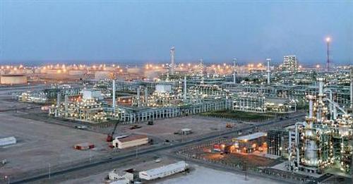 Reliance Industries petrochemical plant at Jamnagar.