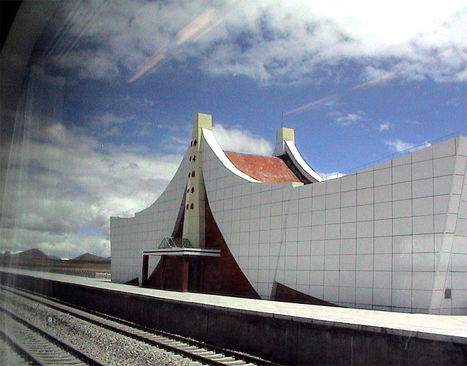 Tanggula Mountain Railway Station.