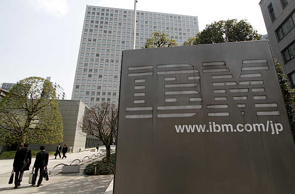 Headquarters of IBM Japan in Tokyo.