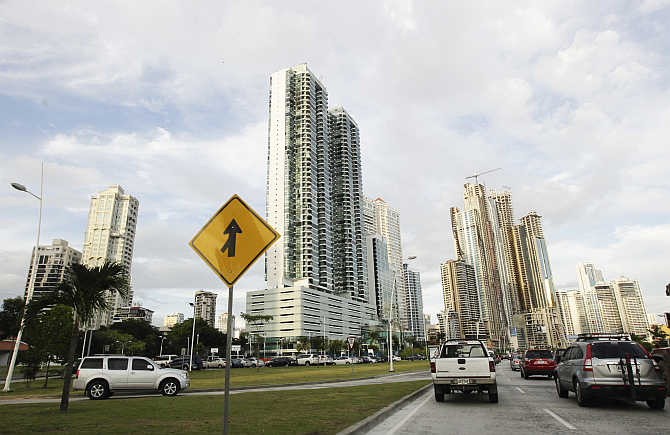 A view of Panama City.