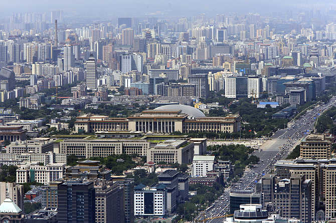 A view of central Beijing.