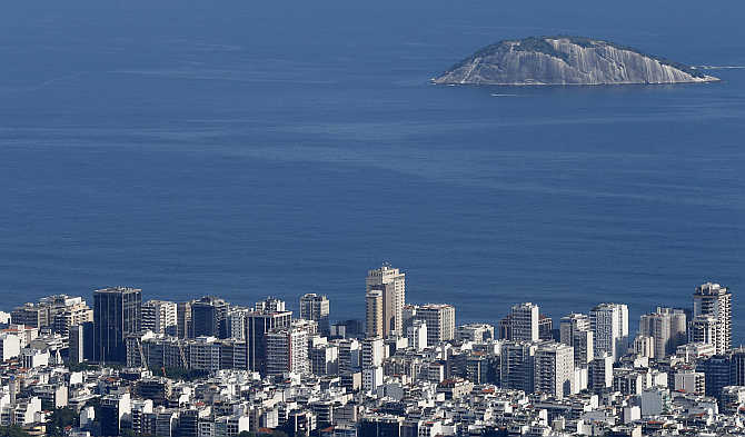 A view of the Ipanema neighbourhood in Rio de Janeiro.