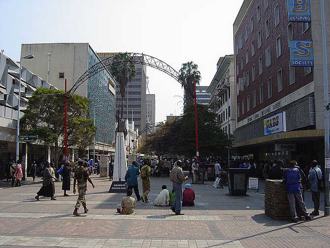 First Street, Harare, Zimbabwe.