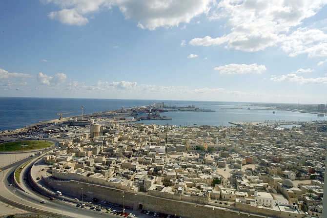 A view shows Tripoli's Old City in Libya.