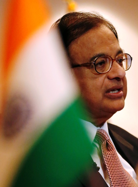 Finance Minister Palaniappan Chidambaram.