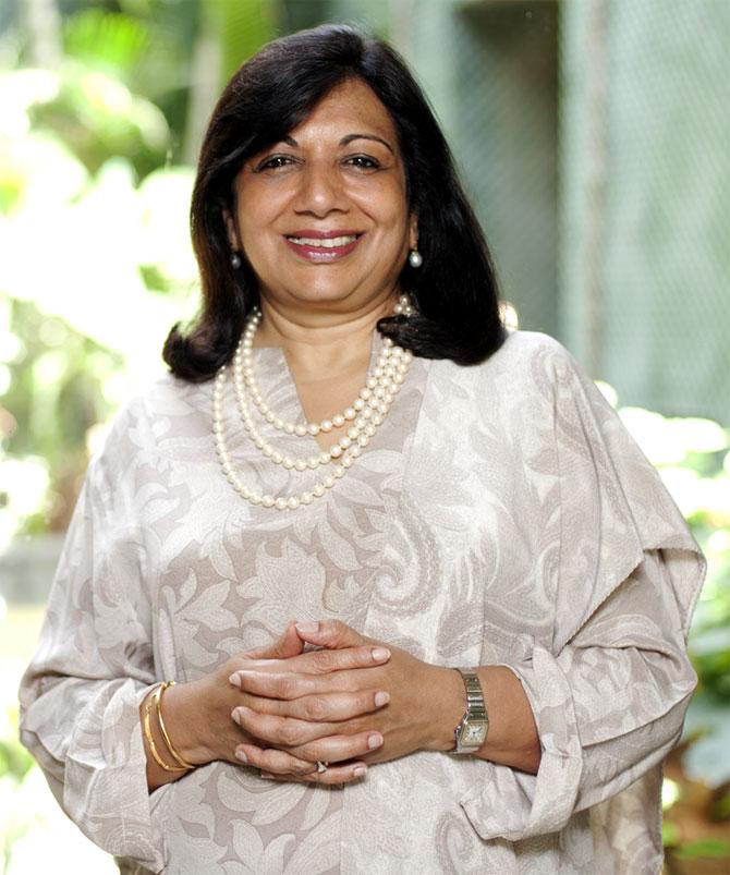 Kiran Mazumdar-Shaw.