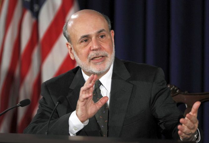 Chairman of the Federal Reserve Ben Bernanke.