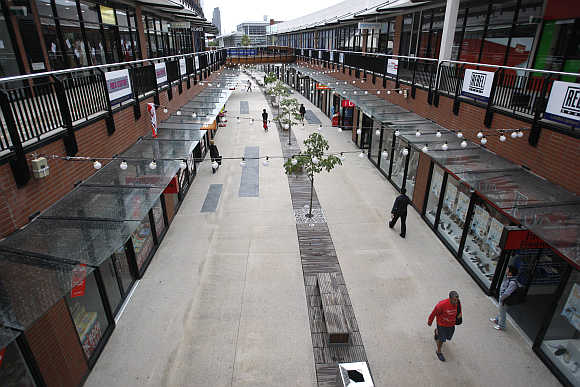 A shopping complex in Melbourne.