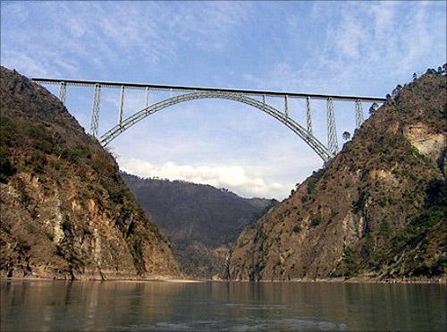 Chenab bridge.