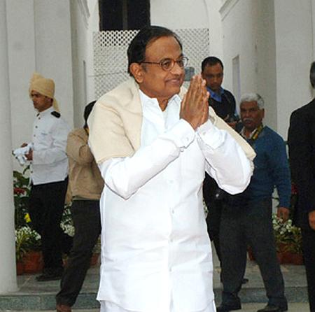 Finance Minister P Chidambaram.