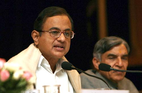 Finance Minister P Chidambaram.