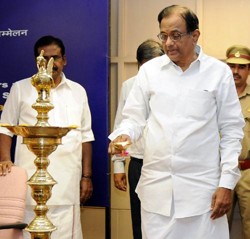 Finance Minister P Chidambaram.