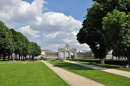 The Cinquantenaire Park, Brussels.