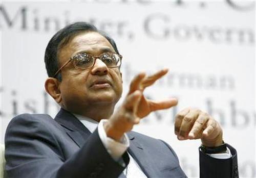 Finance Minister P. Chidambaram.