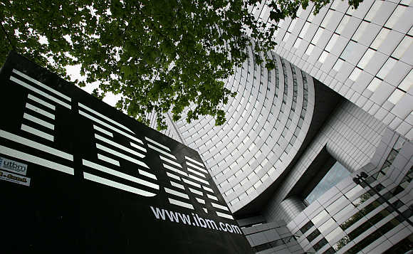 IBM headquarters at la Defense in Paris, France.