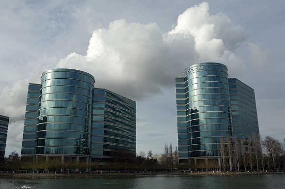 Oracle headquarters in Redwood City, California.