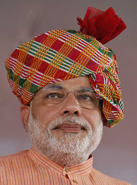 Gujarat Chief Minister Narendra Modi.