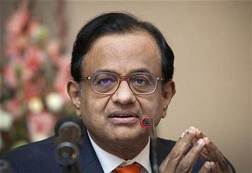 Finance Minister P Chidambaram.