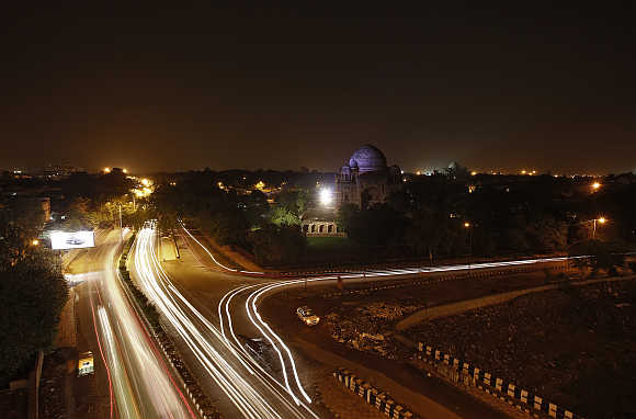 A view of New Delhi.