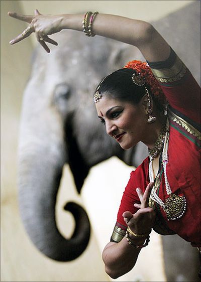 An Indian dancer