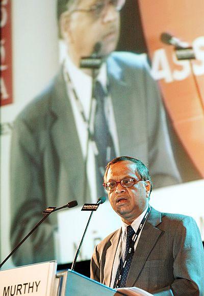 A file photo of N R Narayana Murthy.