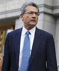 Former Goldman Sachs Group Inc board member Rajat Gupta. Photograph: Andrew Kelly/Reuters