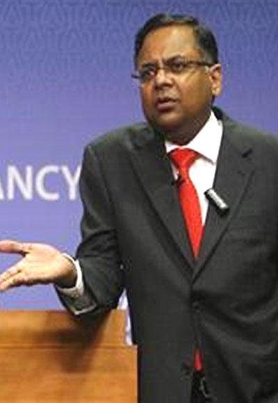 N Chandrasekaran, managing director and chief executive officer, TCS.