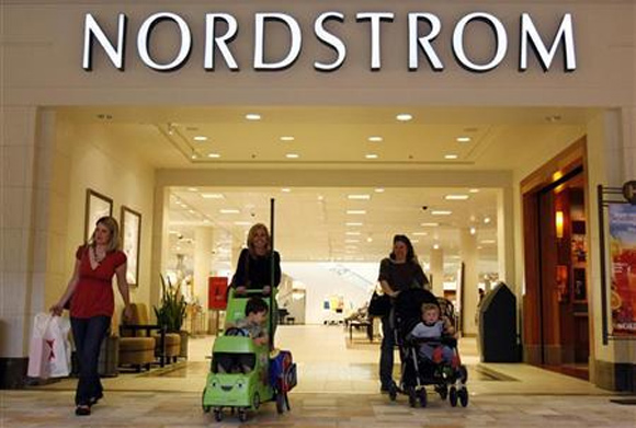 Nordstrom store is seen at a mall in a Denver suburb.