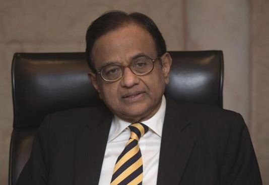 Finance Minister P Chidambaram.