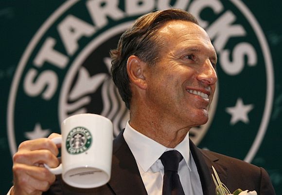 Starbucks Chief Executive Howard Schultz.