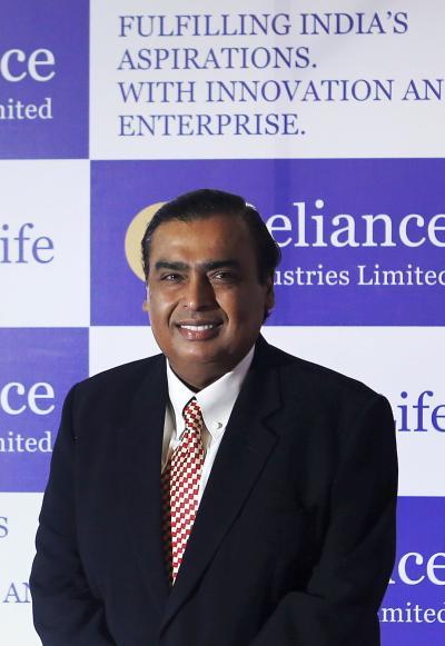 Reliance Industries chairman Mukesh Ambani.