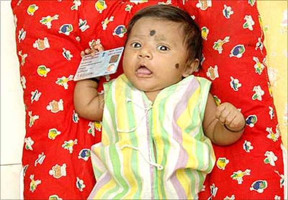 In 2007, 44-day-old Akshithaa became the youngest PAN card holder.