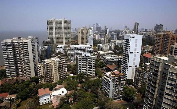 Mumbai skyline.